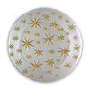 Блюдо Golden Stars, 32 см, белое, хрустальное стекло, Nachtmann