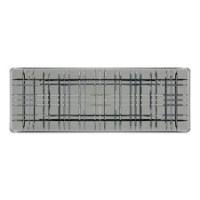Блюдо SQUARE, прямоугольное, размер: 42 см, материал: хрусталь, цвет: серый, 101453, NACHTMANN, Германия