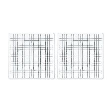 Набор из 2-х блюд SQUARE, квадратное, размер: 21 см, материал: хрусталь, 101045, NACHTMANN, Германия