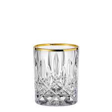 Набор низких стаканов для виски Noblesse GOLD, 295 мл, 2 шт, бессвинцовый хрусталь, золото 24к, Nachtmann