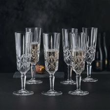 Набор бокалов для шампанского 6 шт., 151 мл, Noblesse, хрустальное стекло, Nachtmann