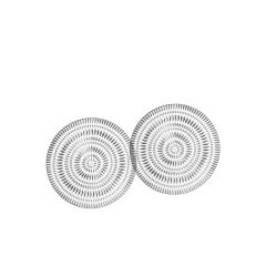 Набор тарелок Ethno 23 см, 2 шт, хрусталь, Nachtmann