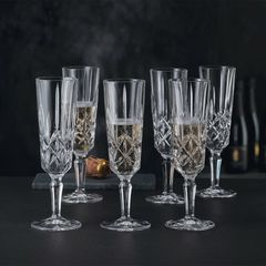 Набор бокалов для шампанского 6 шт., 151 мл, Noblesse, хрустальное стекло, Nachtmann