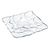 Тарелка Petals Plate square 28 cm, хрусталь, Nachtmann