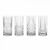 Набор высоких стаканов Highland Longdrink Set of 4, 4 шт., 375 мл, хрусталь, Nachtmann
