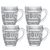 Набор кружек для горячих напитков, 4 шт., 392 мл, Ethno/Hot beverages, хрустальное стекло, Nachtmann