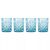 Набор низких стаканов 4 шт., голубой, 295 мл, Noblesse, хрустальное стекло, Nachtmann