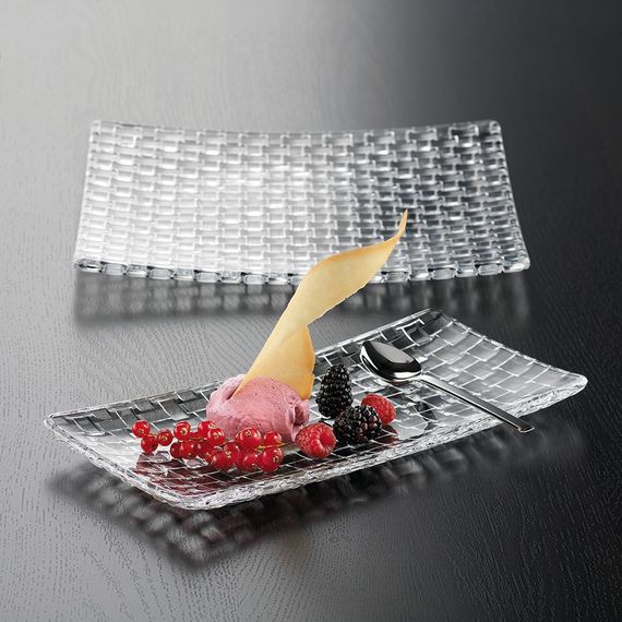 Тарелка Bossa Nova Plate rectangular 28 cm, хрусталь, Nachtmann, изображение 2