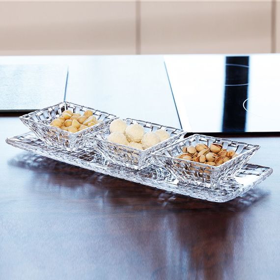 Тарелка Bossa Nova Plate rectangular 28 cm, хрусталь, Nachtmann, изображение 3