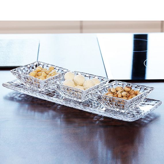 Тарелка Bossa Nova Plate rectangular 42 cm, хрусталь, Nachtmann, изображение 3