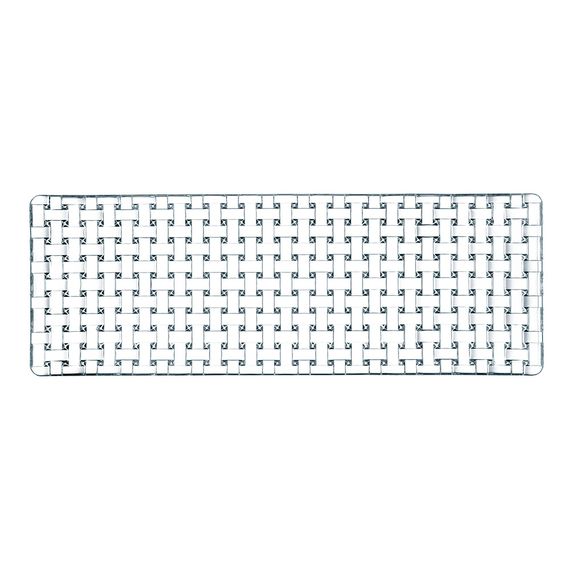 Тарелка Bossa Nova Plate rectangular 42 cm, хрусталь, Nachtmann