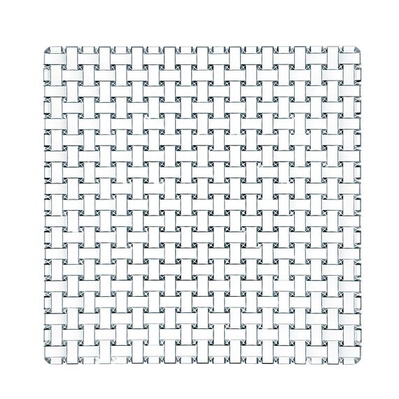 Тарелка Bossa Nova Plate square 28 cm, хрусталь, Nachtmann