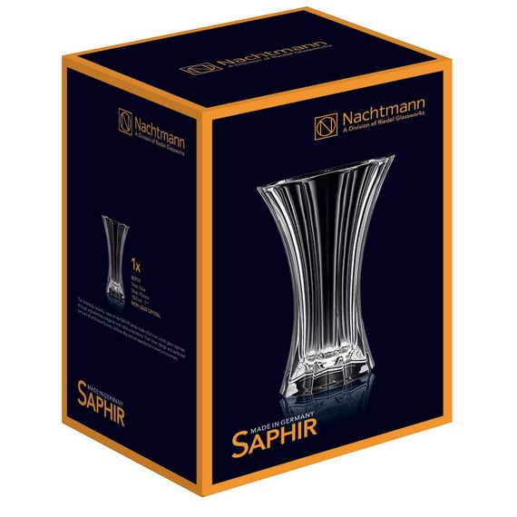 Ваза Saphir, 27 см, бессвинцовый хрусталь, Nachtmann, изображение 7
