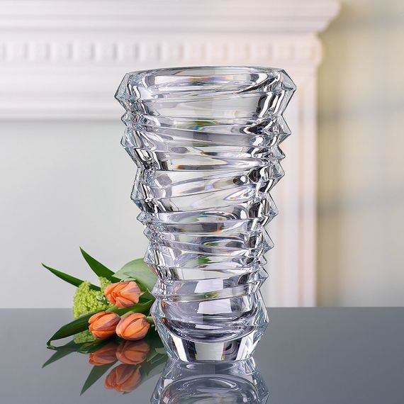 Ваза Slice Vase 24cm, хрусталь, Nachtmann, изображение 5