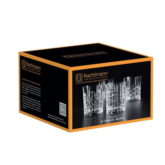 Набор тумблеров Highland Tumbler Set/4, 4 шт., 345 мл, хрусталь, Nachtmann, изображение 6