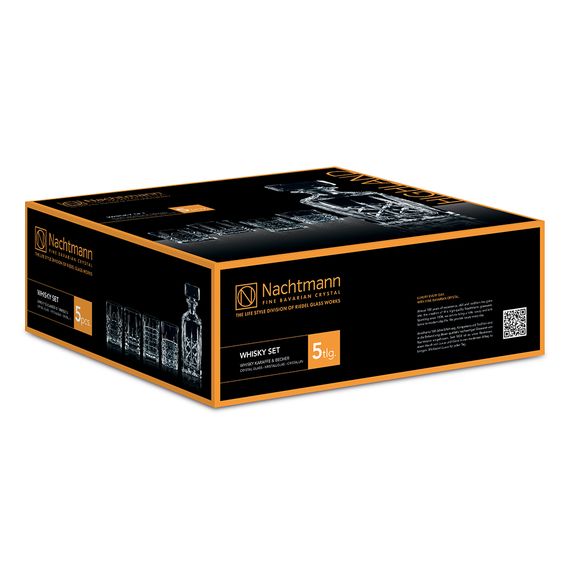Набор для виски Highland Whiskey Set of 5, 5 предметов, хрусталь, Nachtmann, изображение 7