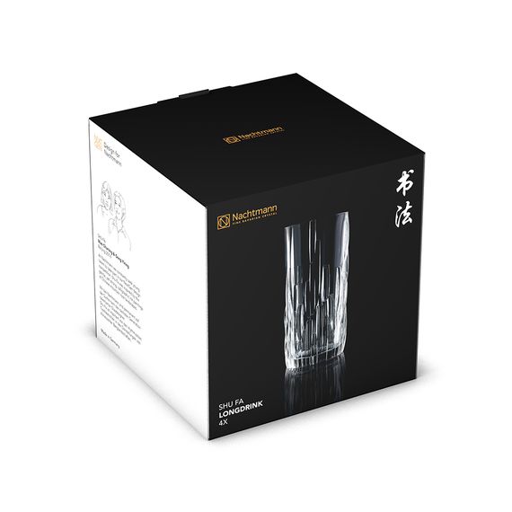 Набор стаканов Shu Fa Longdrink Set of 4, 4 шт., 360 мл, хрусталь, Nachtmann, изображение 3