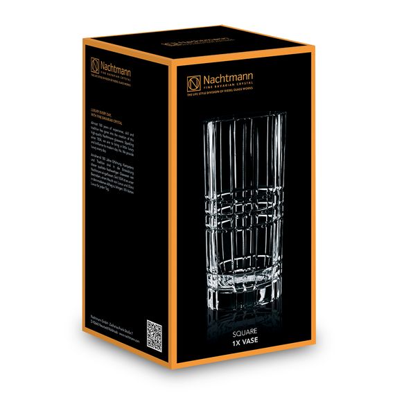 Ваза Square Vase 23 cm, хрусталь, Nachtmann, изображение 2