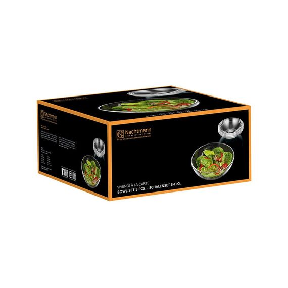 Набор салатников Vivendi ? la Carte, 5 шт. (25 см, 1 шт + 17 см, 4 шт.), Nachtmann, изображение 7