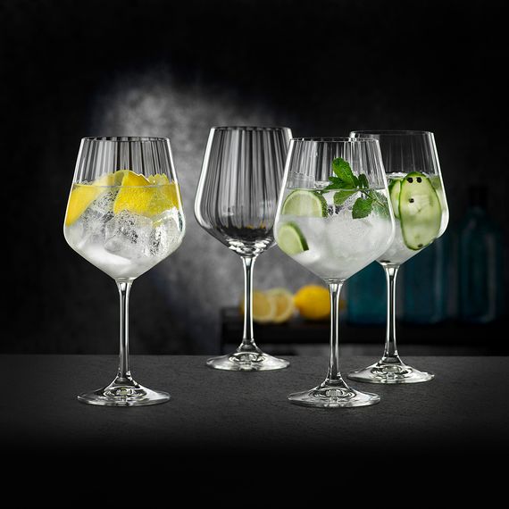 Набор из 4-х бокалов для коктейлей Gin Tonic, объем: 640 мл, бессвинцовый хрусталь, 102892, Nachtmann, изображение 3