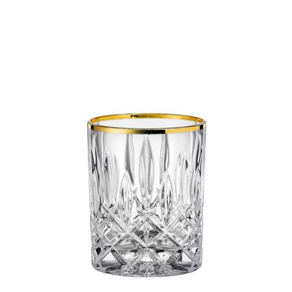 Набор низких стаканов для виски Noblesse GOLD, 295 мл, 2 шт, бессвинцовый хрусталь, золото 24к, Nachtmann