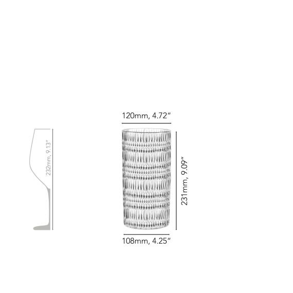 Ваза Ethno 23 см, хрусталь, Nachtmann, изображение 3