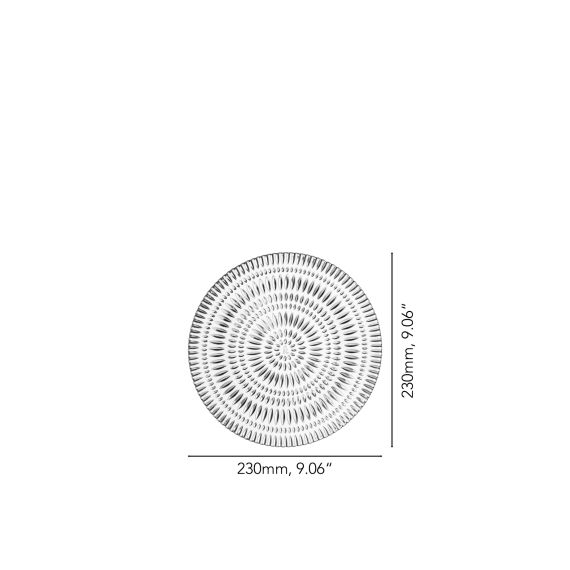 Набор тарелок Ethno 23 см, 2 шт, хрусталь, Nachtmann, изображение 4 Набор тарелок Ethno 23 см, 2 шт, хрусталь, Nachtmann, изображение 4