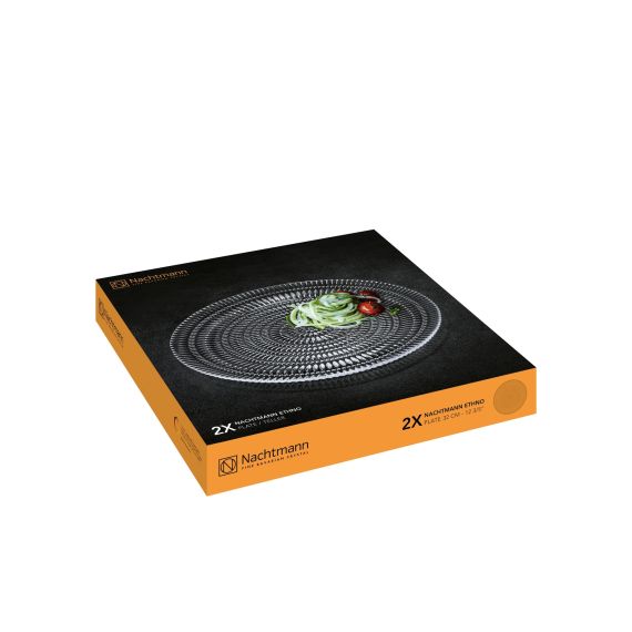 Набор тарелок Ethno 32 см, 2 шт, хрусталь, Nachtmann, изображение 5 Набор тарелок Ethno 32 см, 2 шт, хрусталь, Nachtmann, изображение 5