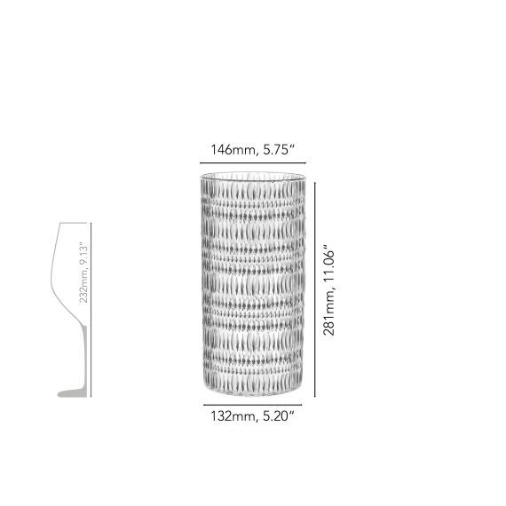 Ваза Ethno 28 см, хрусталь, Nachtmann, изображение 3 Ваза Ethno 28 см, хрусталь, Nachtmann, изображение 3