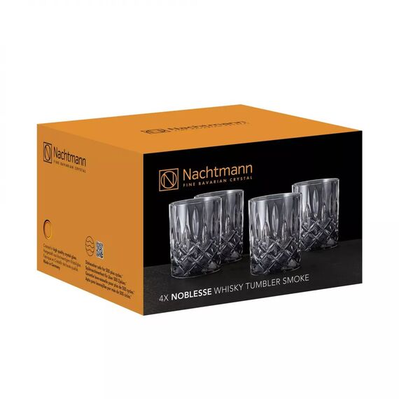 Набор низких стаканов 4 шт., серый, 295 мл, Noblesse, хрустальное стекло, Nachtmann, изображение 2