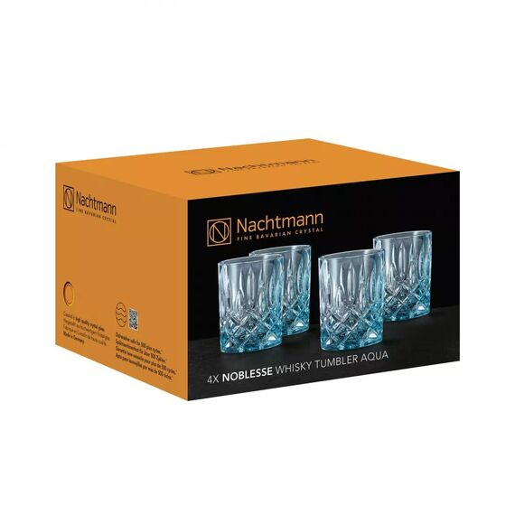 Набор низких стаканов 4 шт., голубой, 295 мл, Noblesse, хрустальное стекло, Nachtmann, изображение 2