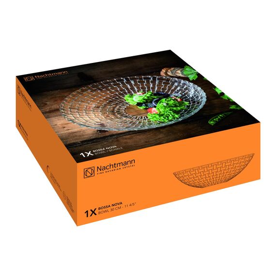 Салатник 30 см (bowl) Bossa Nova, бессвинцовый хрусталь, Nachtmann, изображение 7