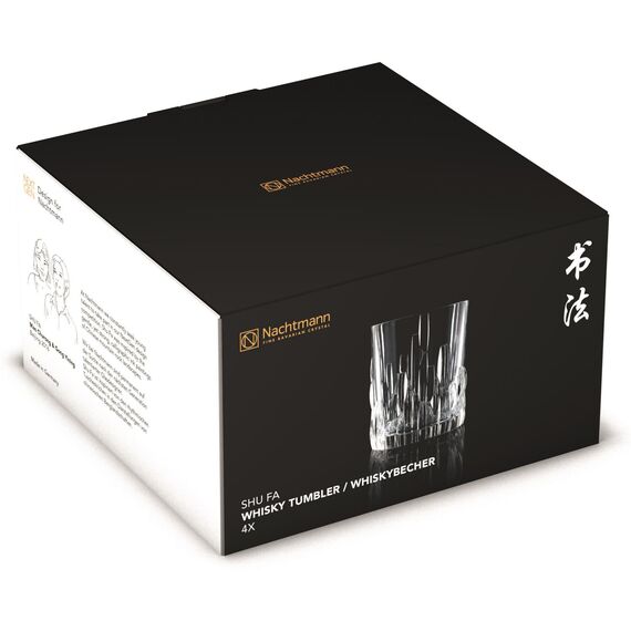 Набор стаканов для виски Shu Fa Whisky tumbler Set of 4, 4 шт., 330 мл, хрусталь, Nachtmann, изображение 5